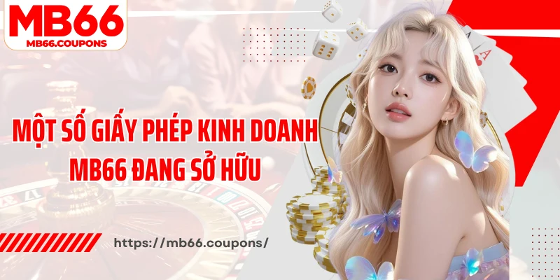 Một số giấy phép kinh doanh MB66 đang sở hữu